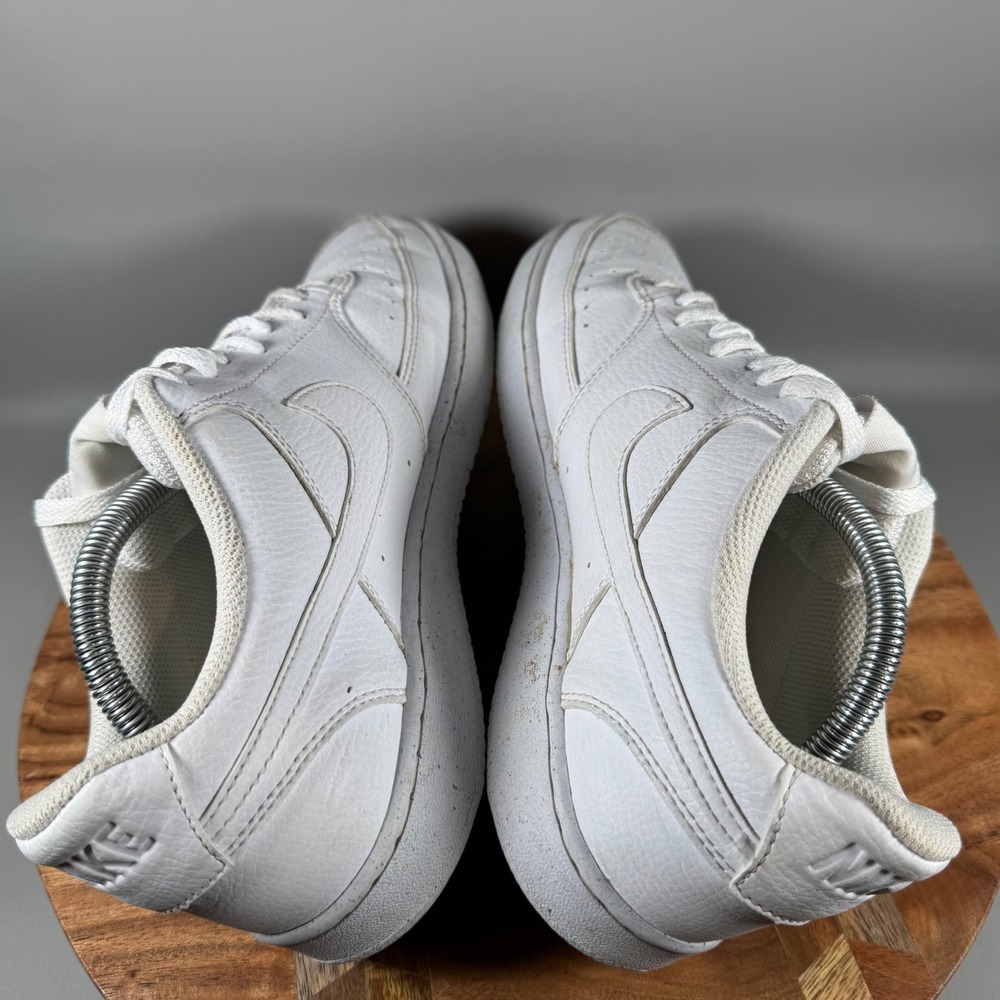 Nike Court Vision Low Men's White Leather Sneakers DH2987 100 Size 9.5 - Picture 5 of 8